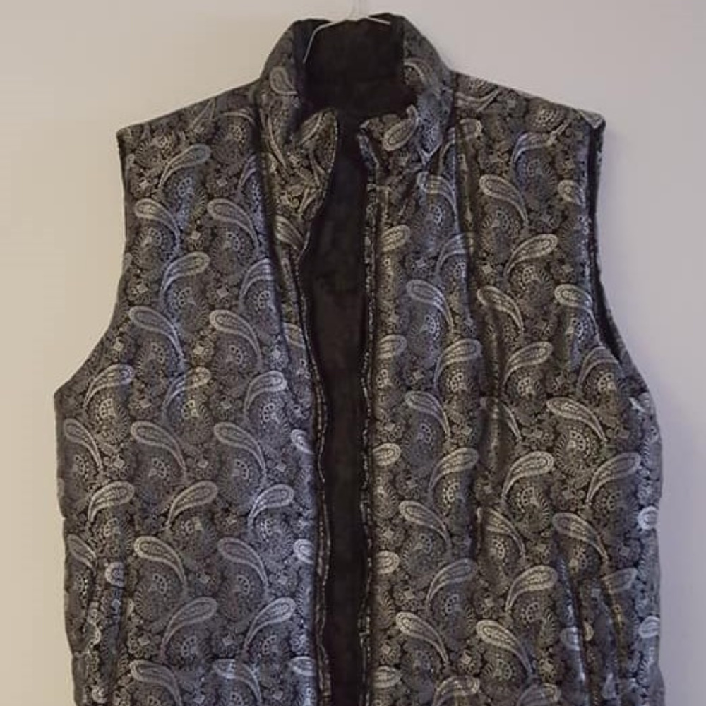 7th 38 Tapestry Paisley Reversible Vest Size 3XL